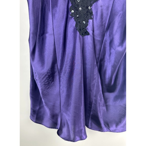 Cacique Satin Sleep Slip Dress Lingerie Chemise Purple Nighty Plus Size 18/20 - Picture 16 of 16